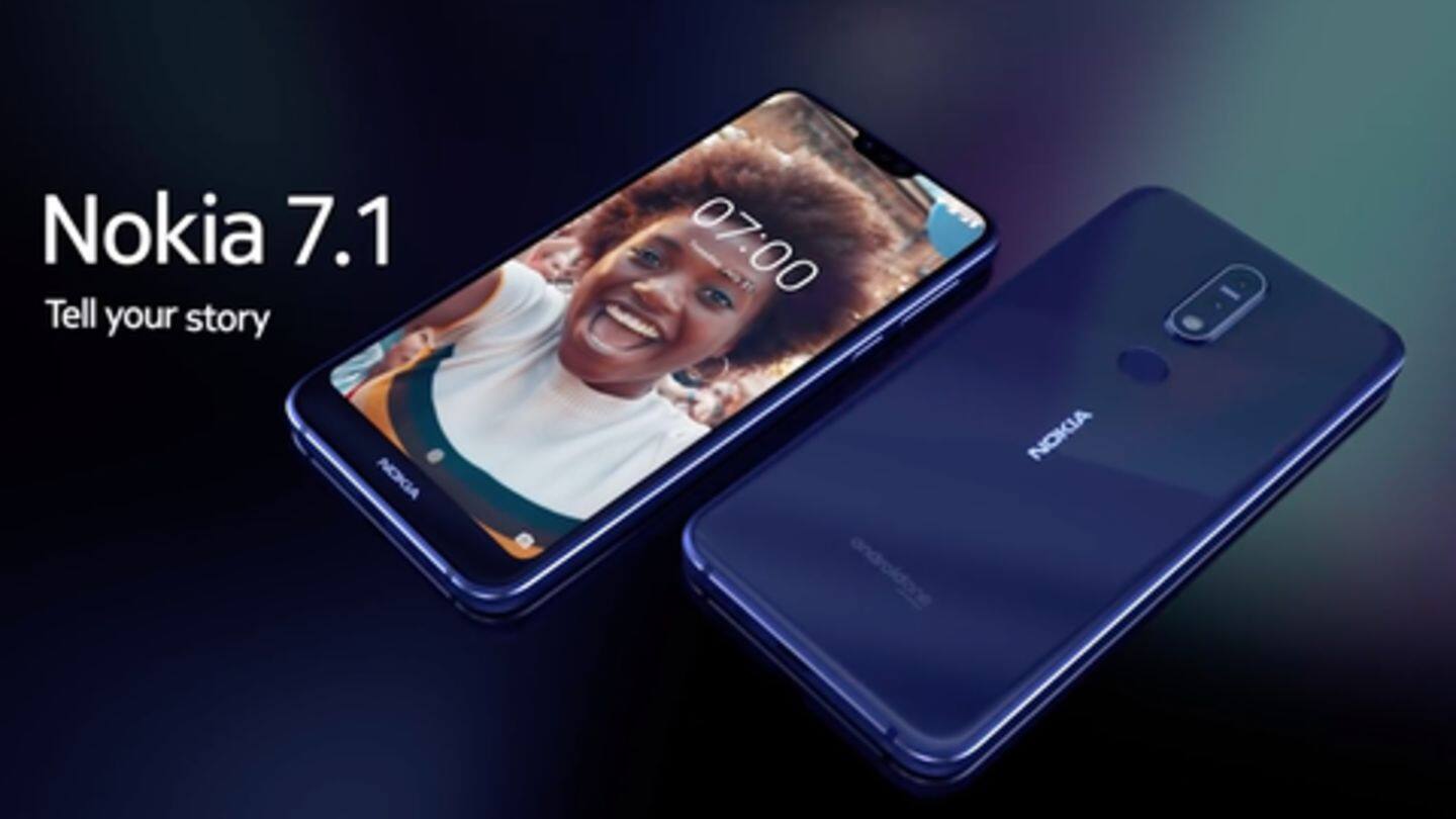 HMD Global's Nokia 7.1 HMD Global's Nokia 7.1
