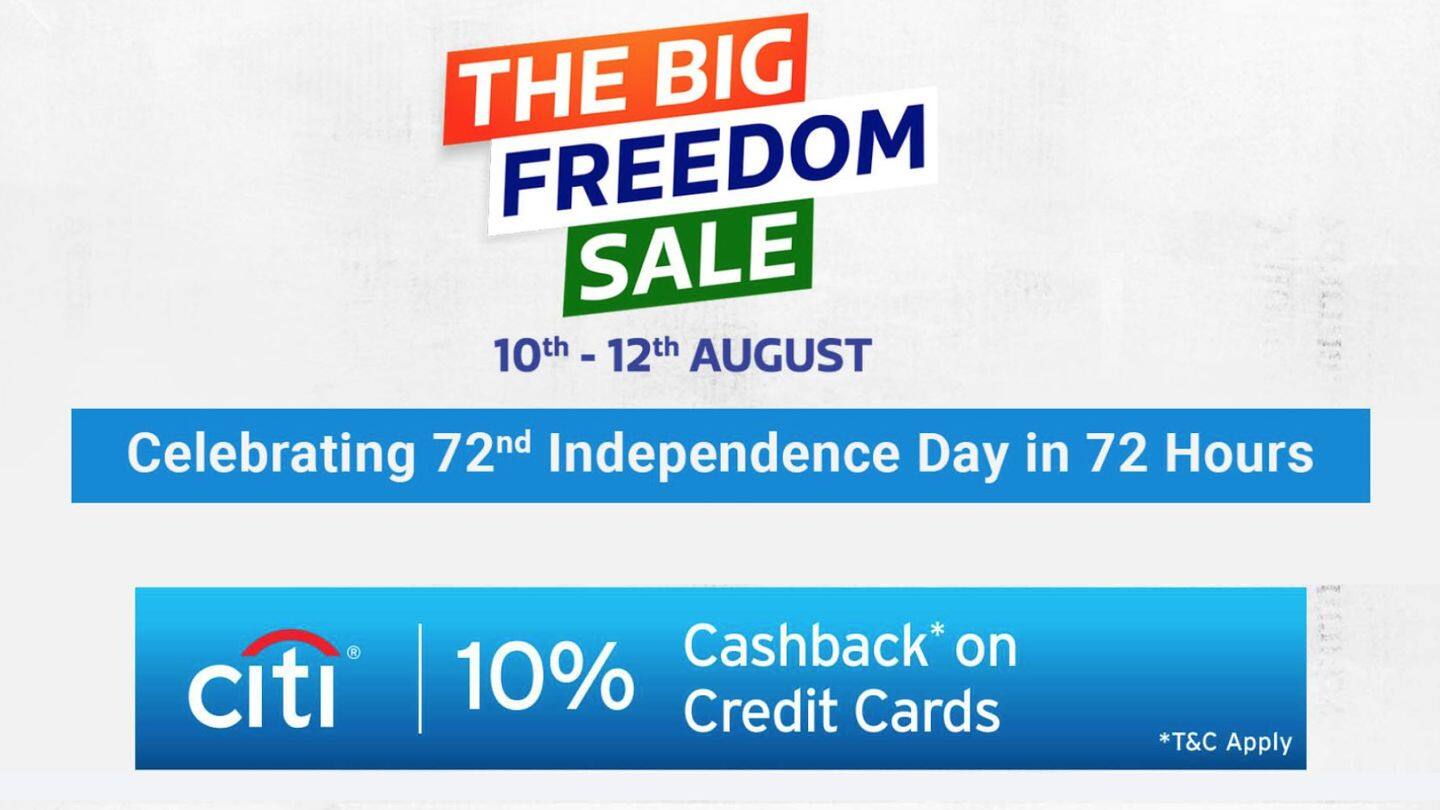 Rivaling Amazon, Flipkart announces Big Freedom Sale from August 10