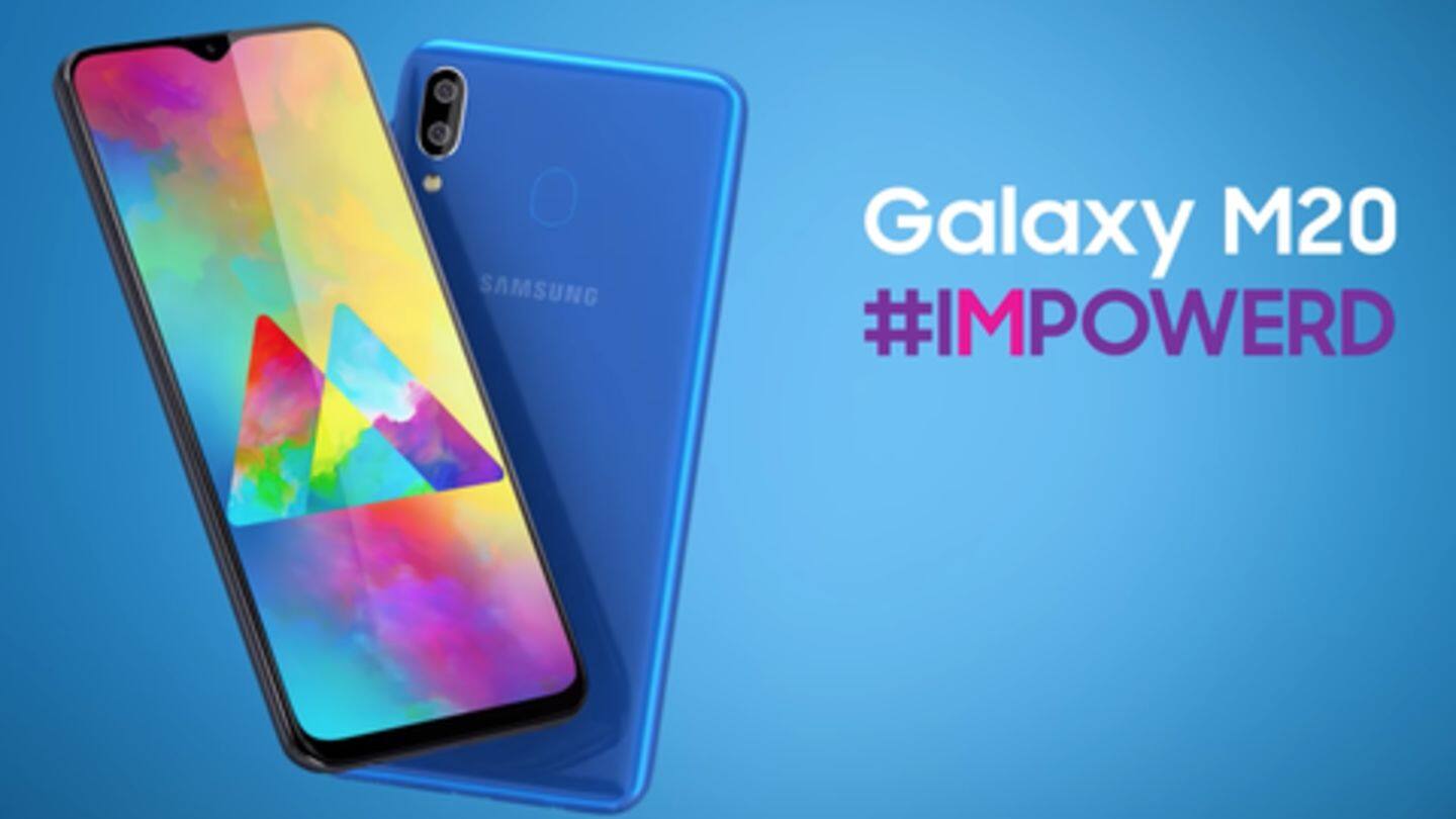 Samsung Galaxy M20 now available via open sale in India