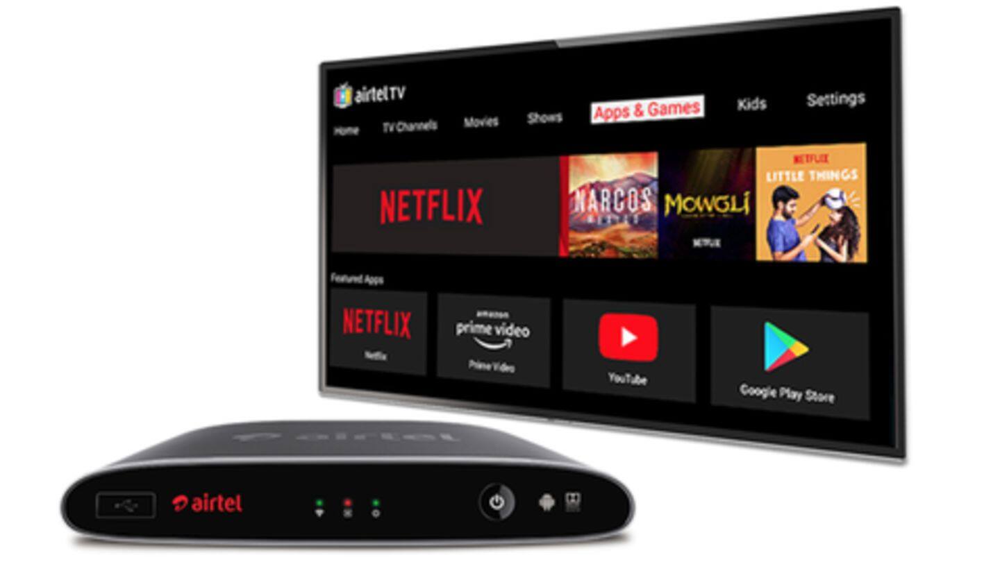 Airtel Digital TV to credit remaining balance on long-term packs