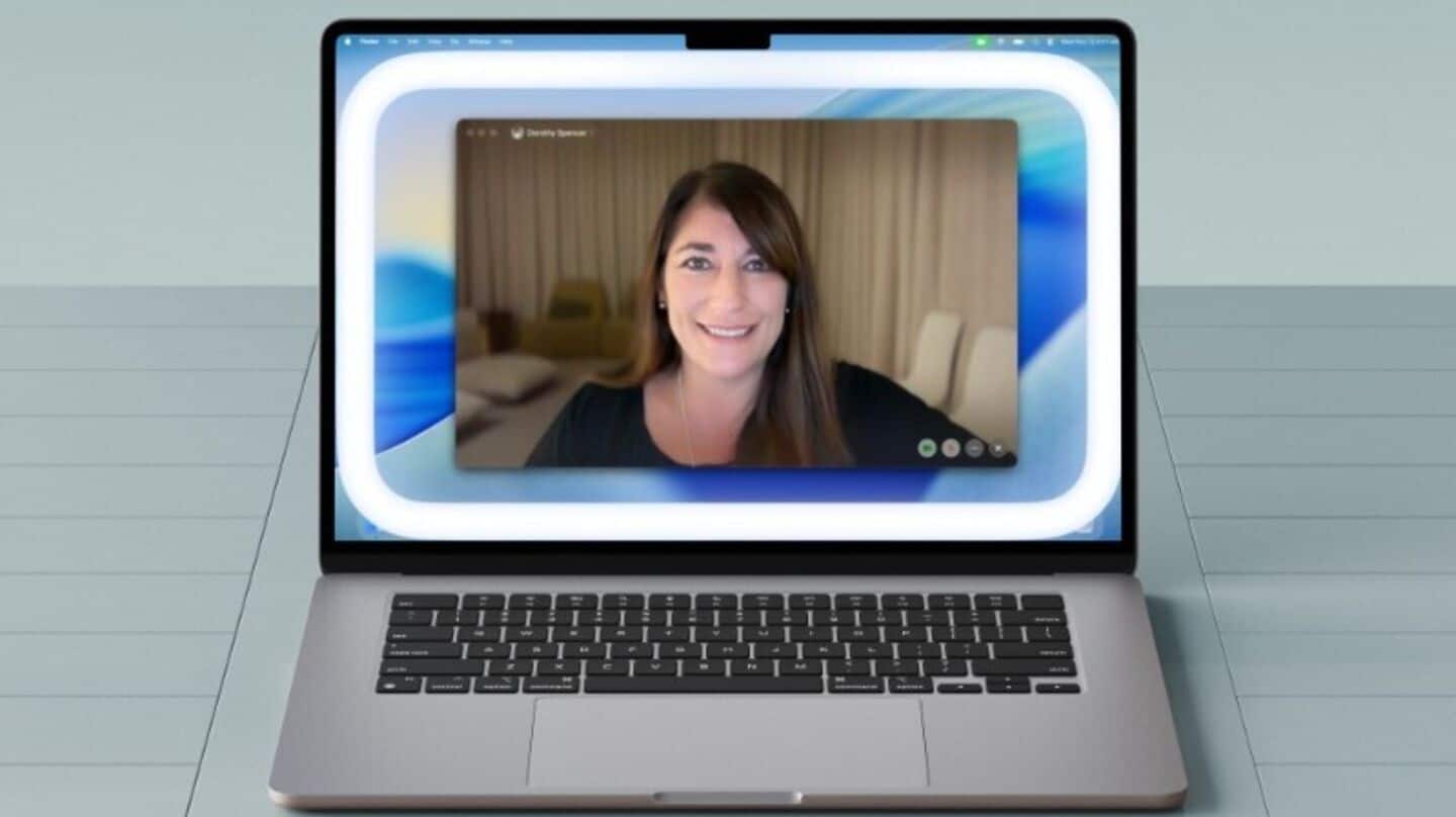 Apple's new feature turns Mac screens into smart ring lights