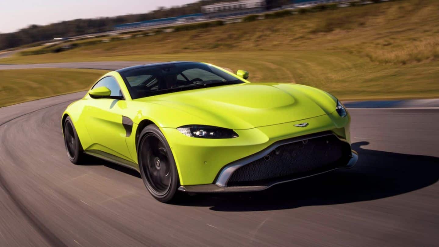 2019 Aston Martin Vantage launched in India for Rs. 2.95cr