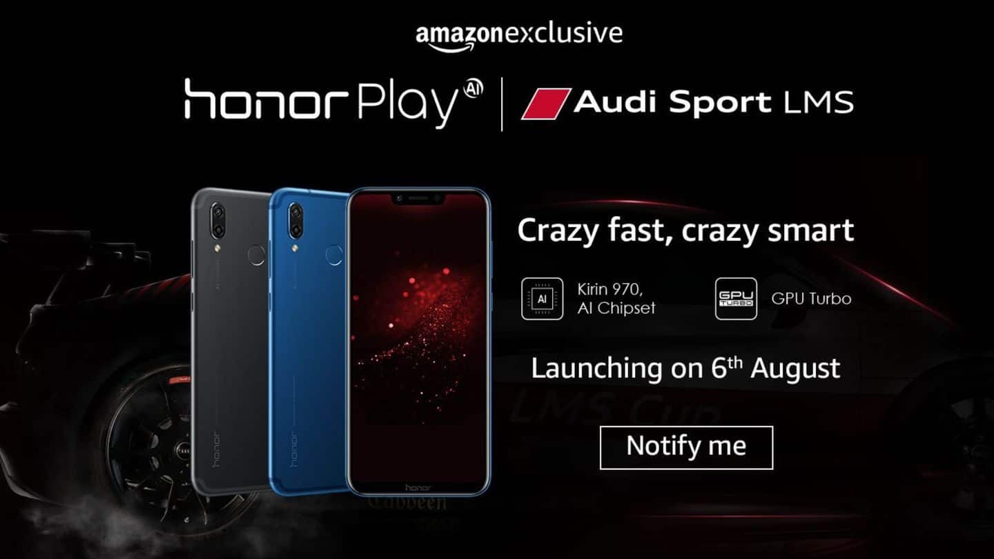 Honor Play launches in India today, sales via Amazon