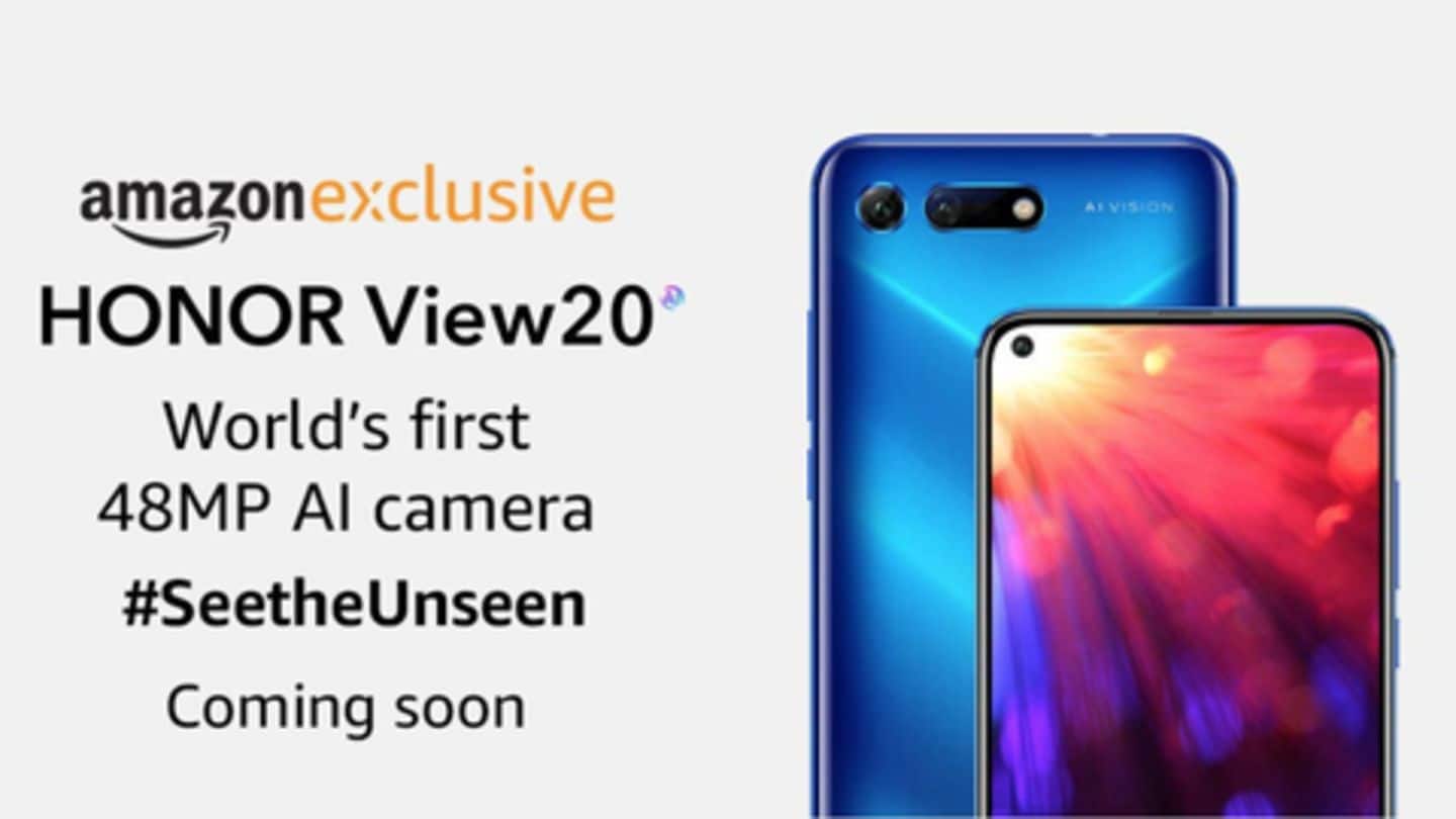 Honor View 20, featuring 48MP-camera, to launch "soon" in India