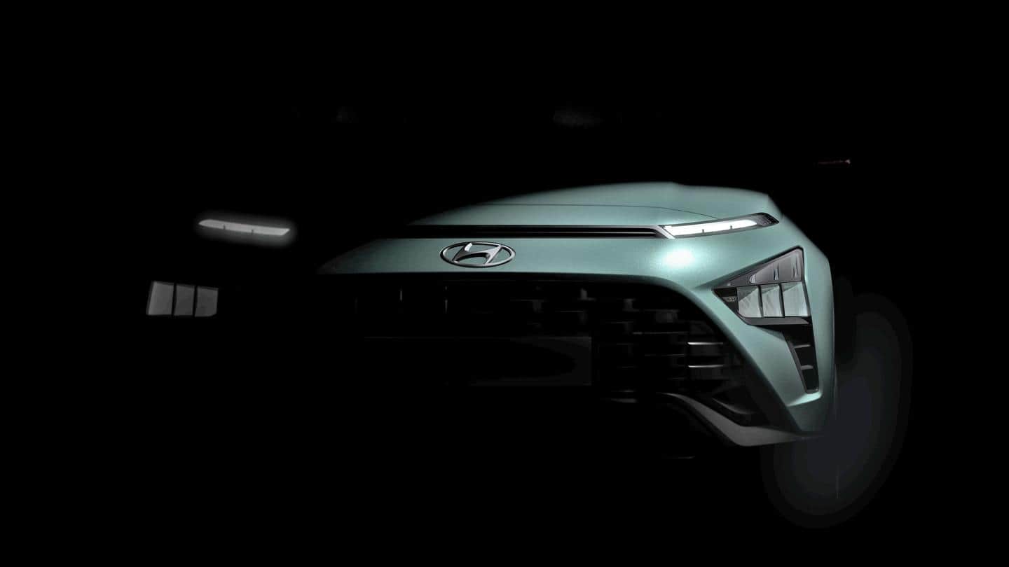 Ahead of global launch, Hyundai teases Bayon crossover