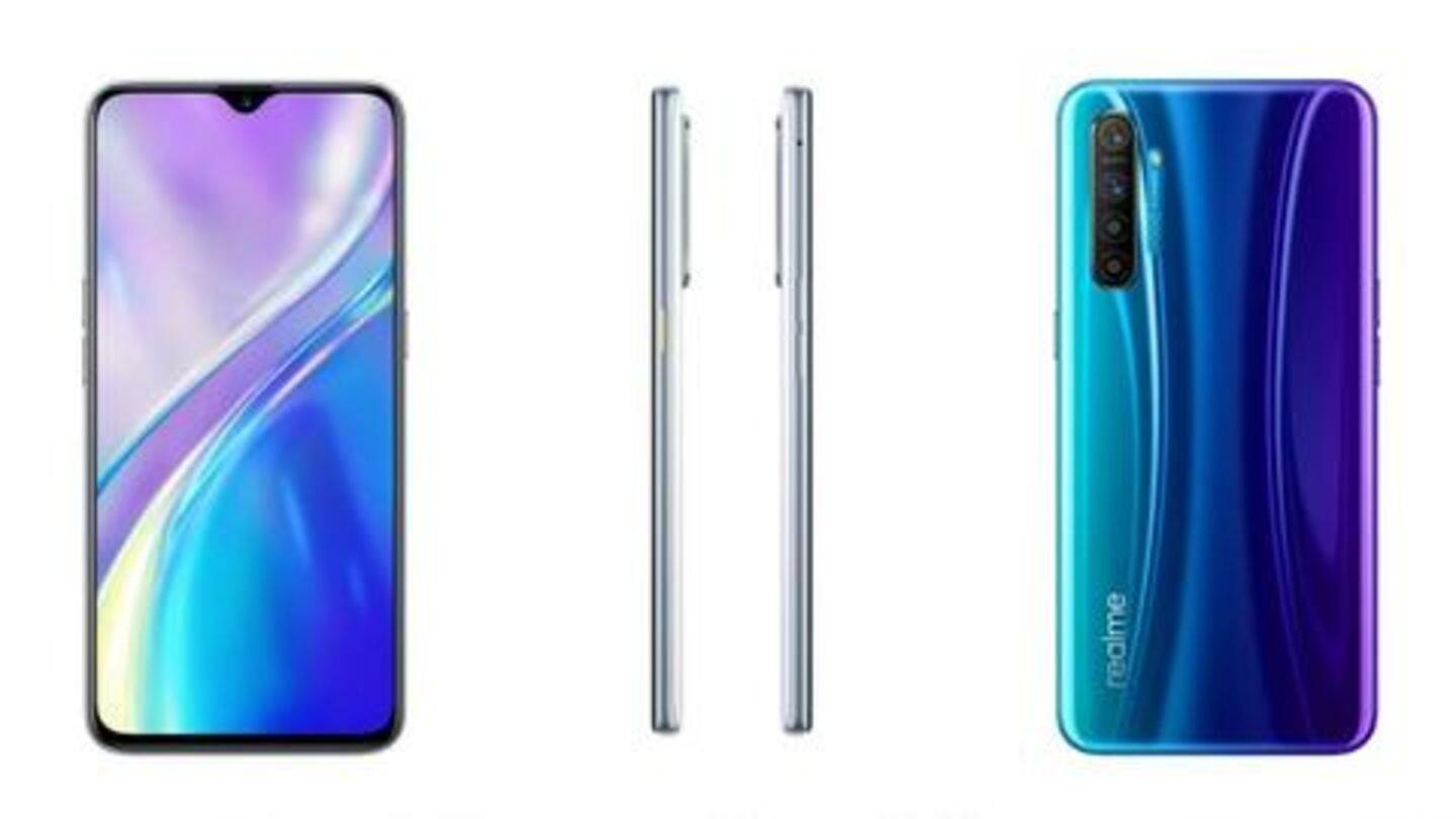 Realme XT offers a familiar waterdrop notched design Realme XT offers a familiar waterdrop notched design