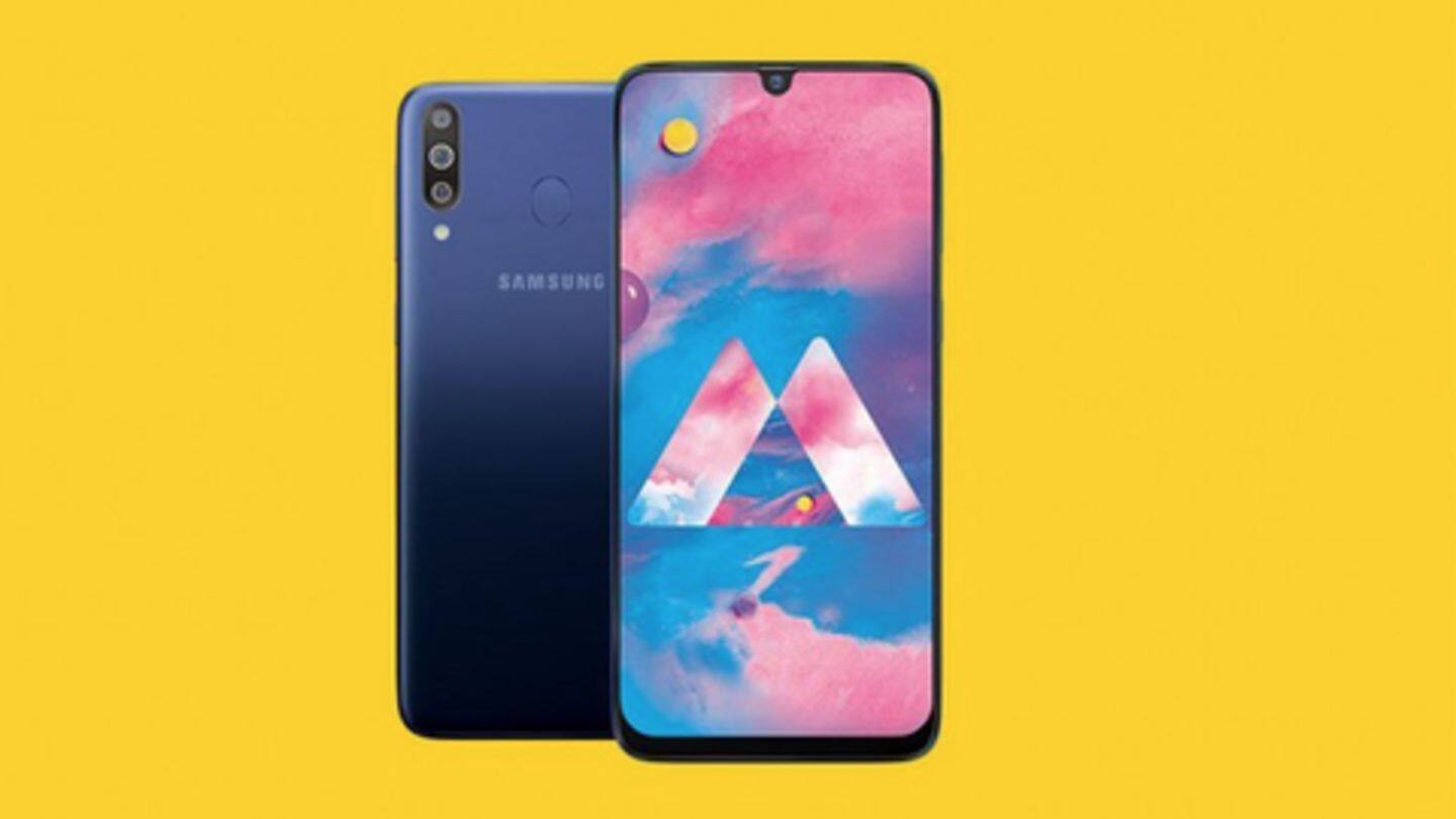 Samsung Galaxy M30 with triple cameras launched at Rs. 14,990