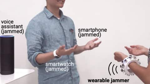Researchers create ultrasonic wearable bracelet that jams all nearby microphones