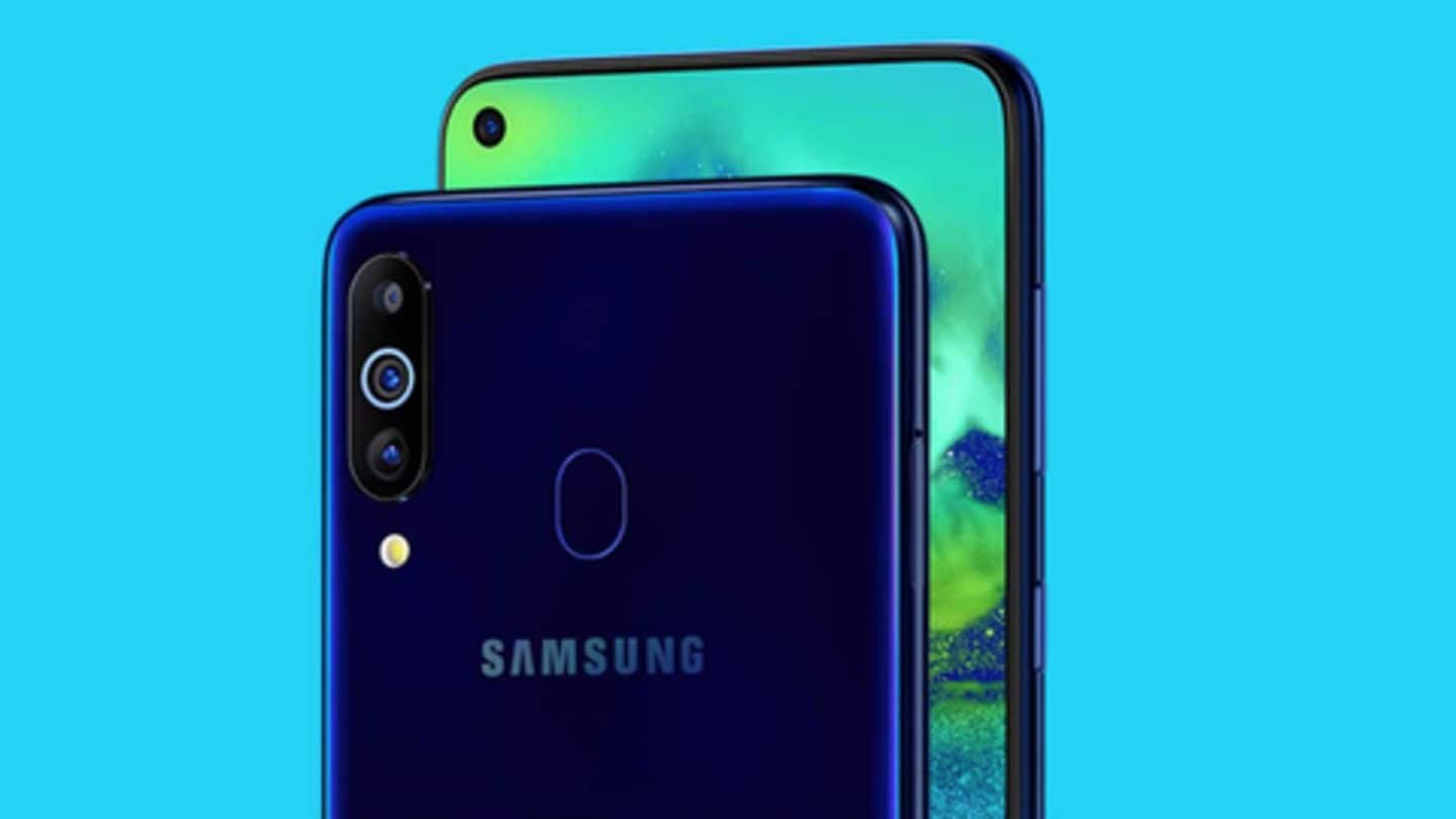 Samsung Galaxy M40 launched in India at Rs. 19,990