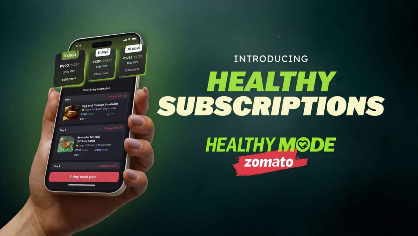 Zomato just turned healthy eating into a subscription service