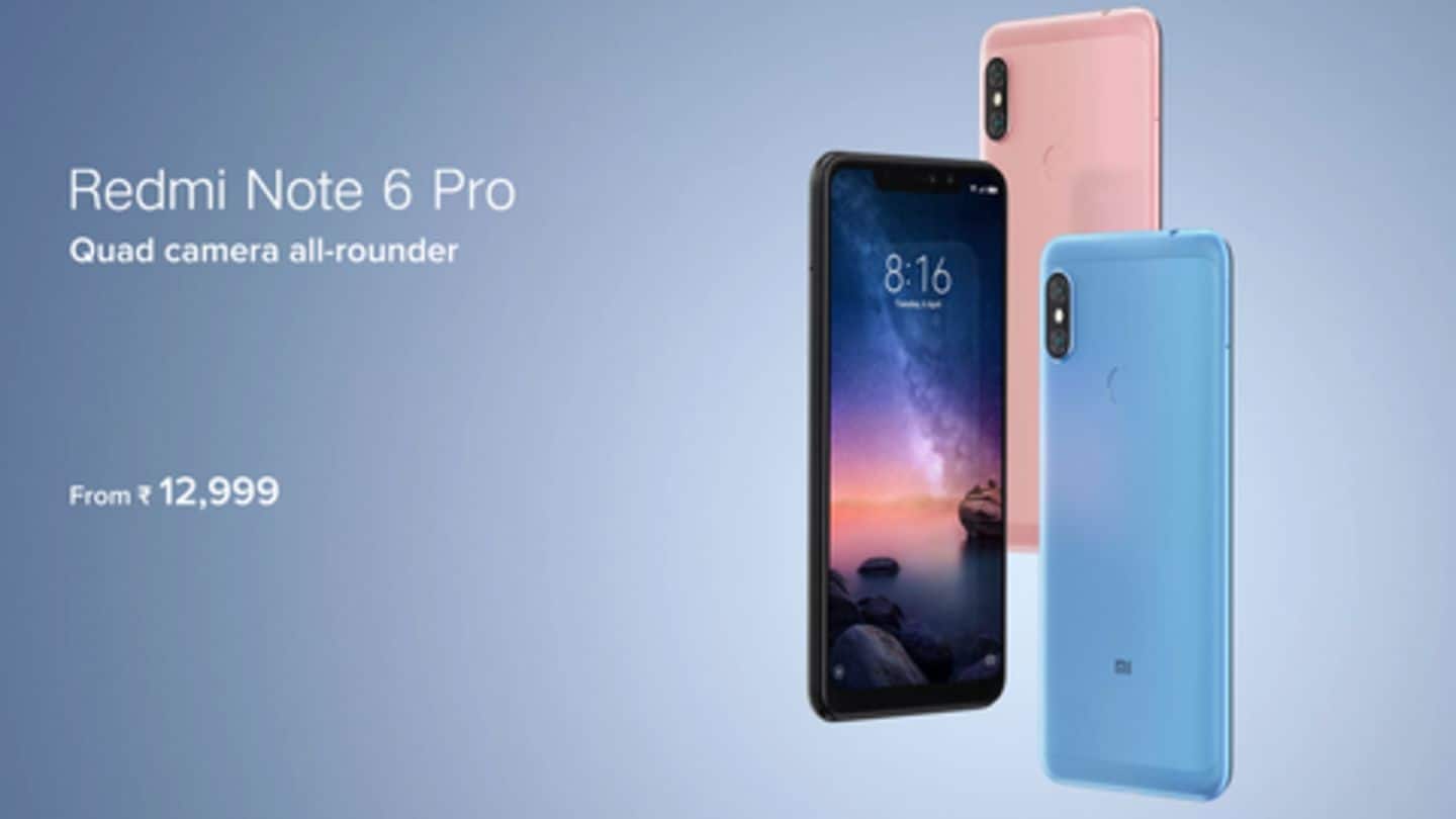 6 lakh Redmi Note 6 Pro units sold in first-sale