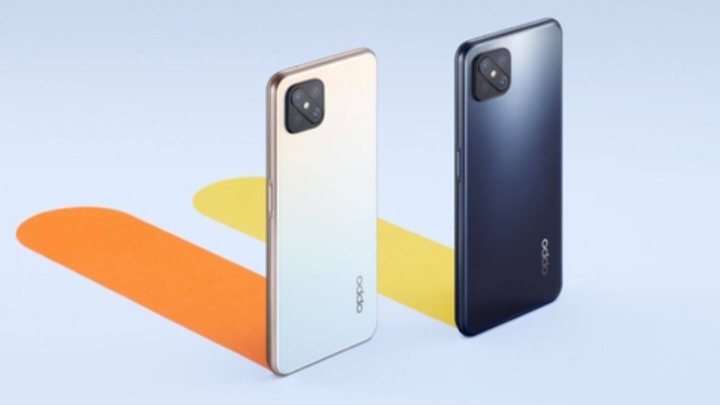 OPPO A92s' images reveal a punch-hole design, quad rear camera