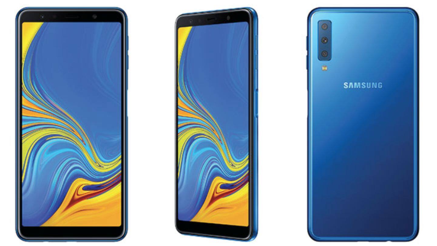 Galaxy A7: Samsung's first triple-camera smartphone to launch tomorrow