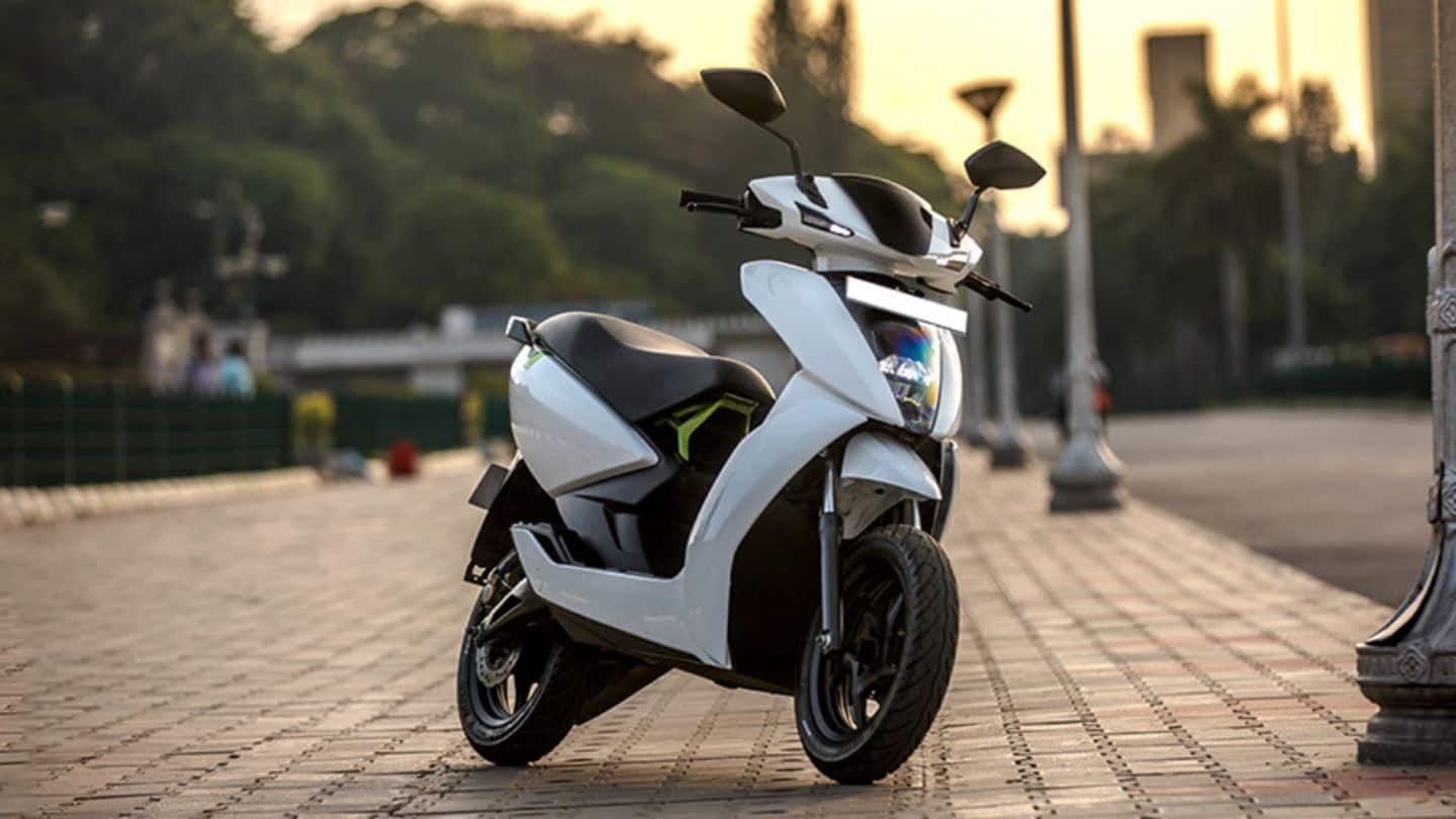 Deliveries for India-made Ather electric-scooter to begin from September 11