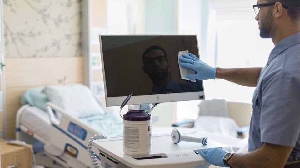 The new HP computers are germicide-resistant and best-suited for hospitals