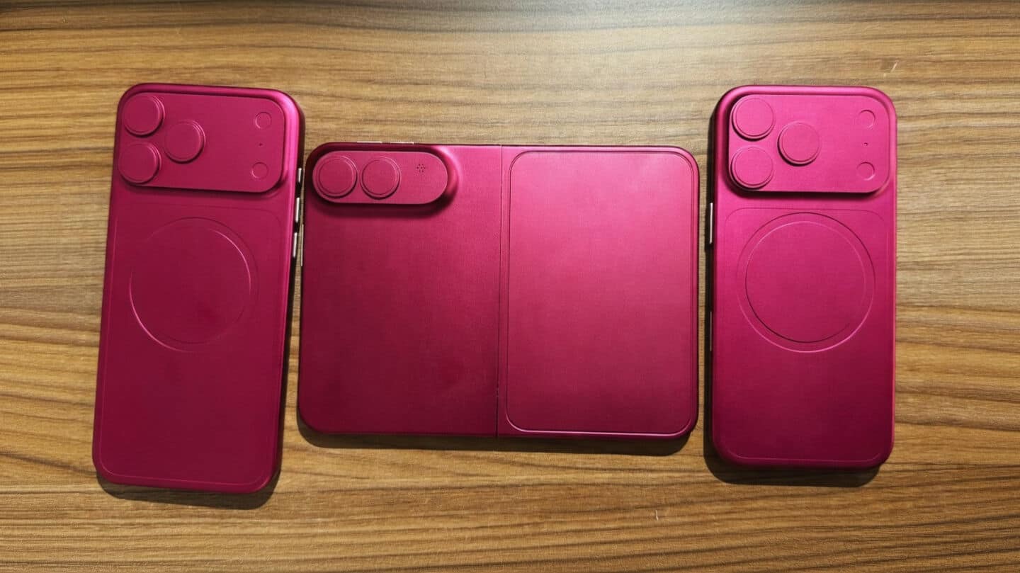 Apple's iPhone Fold leak shows wider design than rivals
