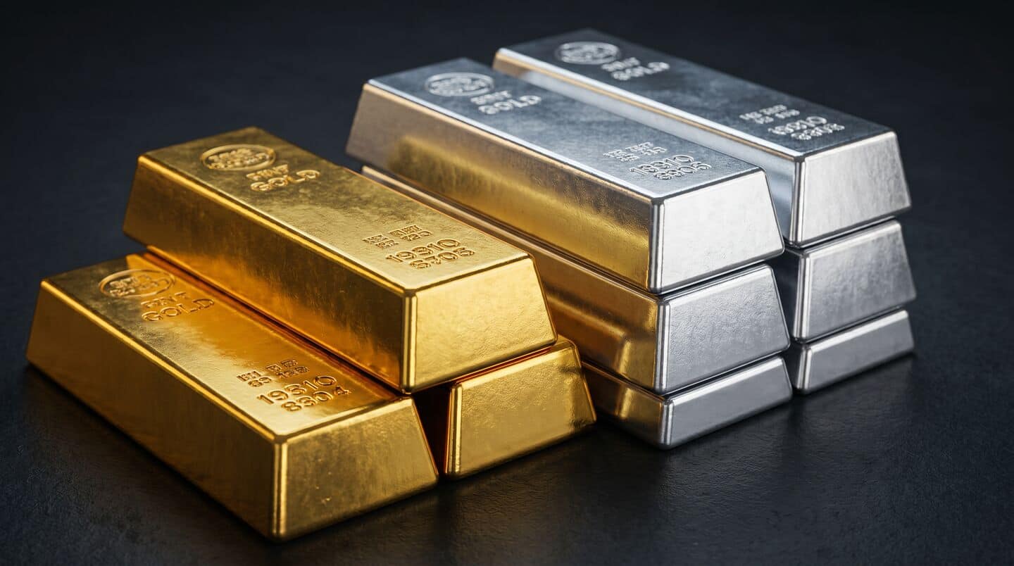 Gold, silver prices rise on geopolitical tensions, dollar's weakness