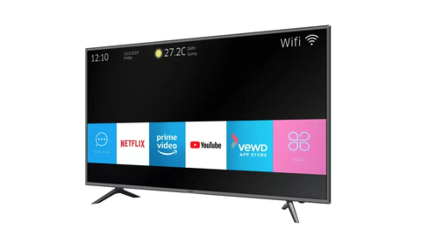 Vu Pixelight 50-inch 4K LED TV: Priced at Rs. 28,999 Vu Pixelight 50-inch 4K LED TV: Priced at Rs. 28,999