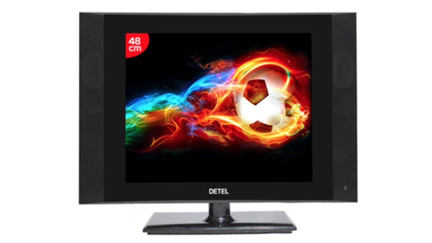 India-based Detel launches 19-inch LCD TV for just Rs. 3,999