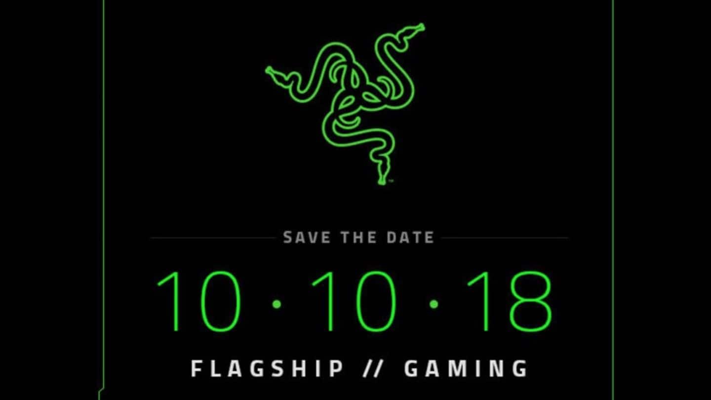 Razer Phone 2 to be launched on October 10