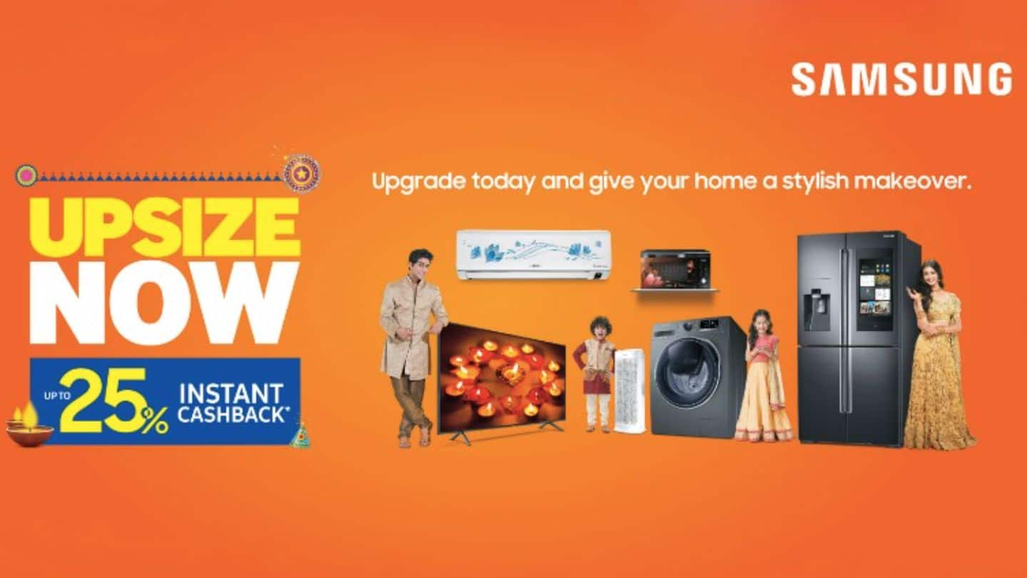 Samsung festive Sale: Top deals on Smart TVs and appliances