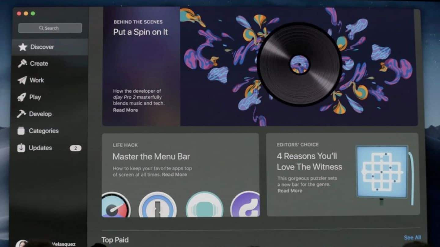 An iOS store like new redesigned Mac App Store An iOS store like new redesigned Mac App Store