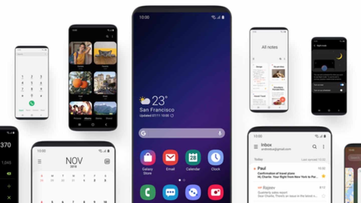 These Samsung phones will receive Android Pie-based UI next year