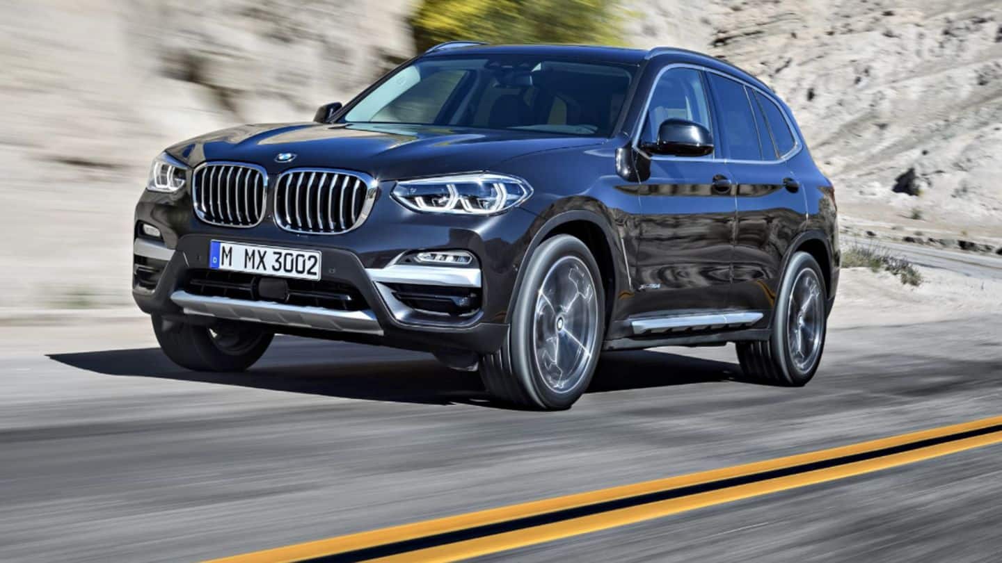 BMW 2018 X3 launched in India, starts at Rs. 49.99lakh