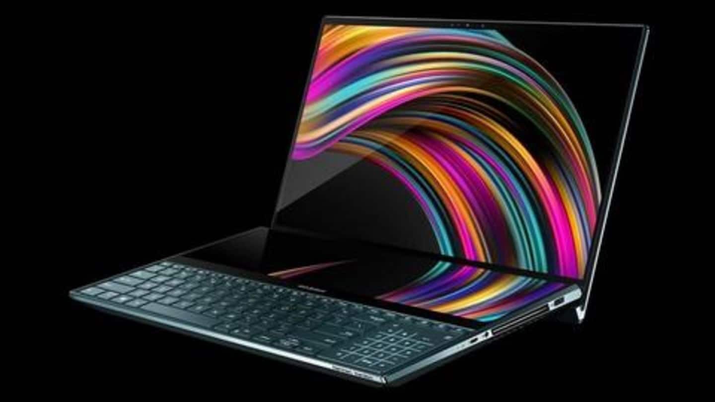 ASUS launches advanced dual-screen laptop at Rs. 2.1 lakh