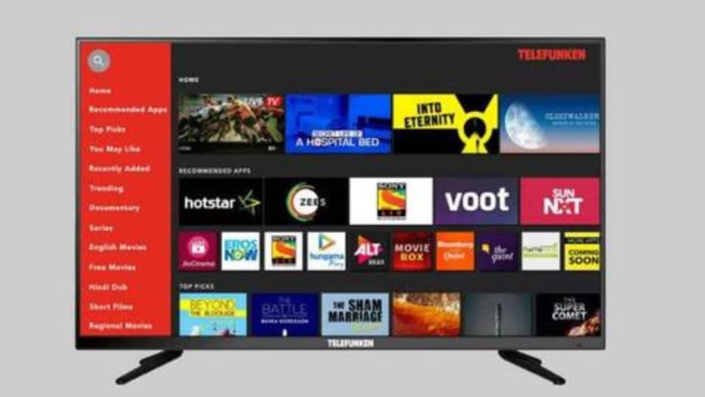 This 40-inch Telefunken Smart TV is made for Indian weather conditions