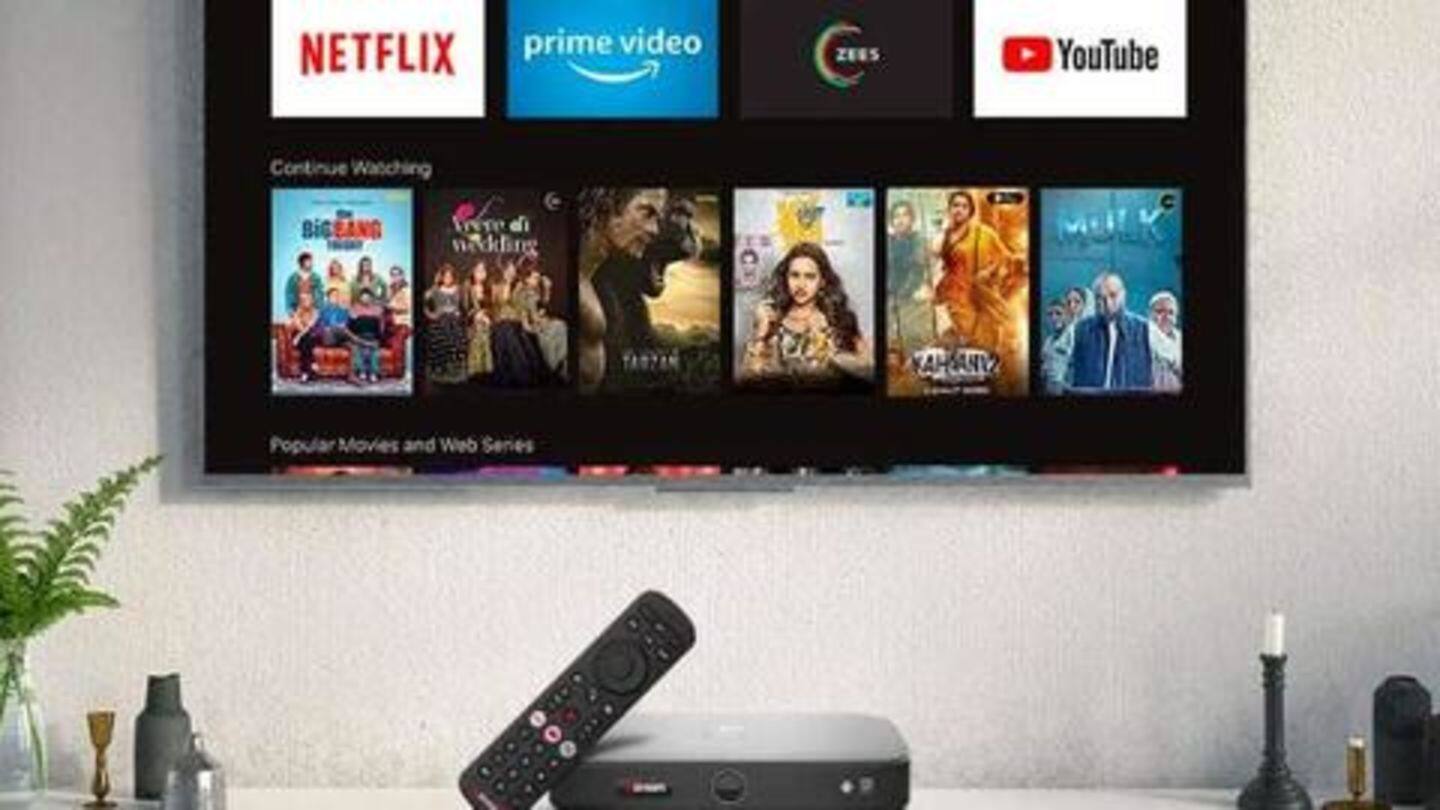 You also get 1-year subscription of Airtel Xstream service You also get 1-year subscription of Airtel Xstream service