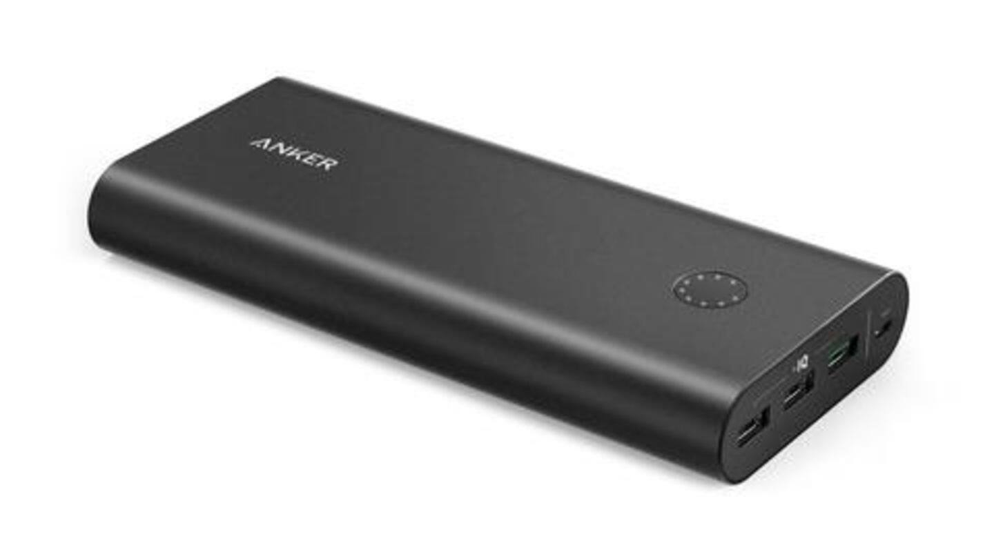 Anker PowerCore Power Bank: Priced at Rs. 7,500 Anker PowerCore Power Bank: Priced at Rs. 7,500