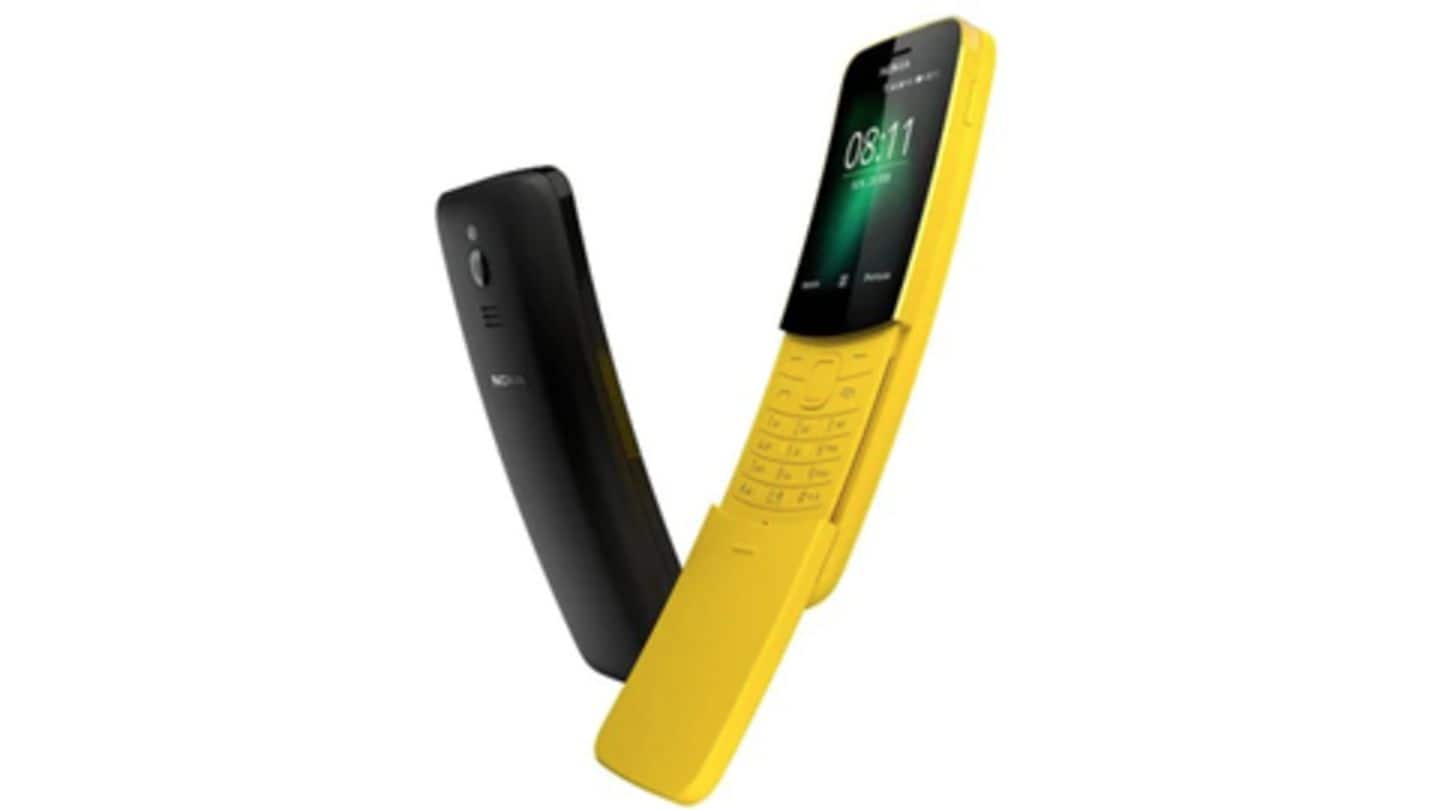 Nokia 8110 4G prices slashed, now starts at Rs. 4,999
