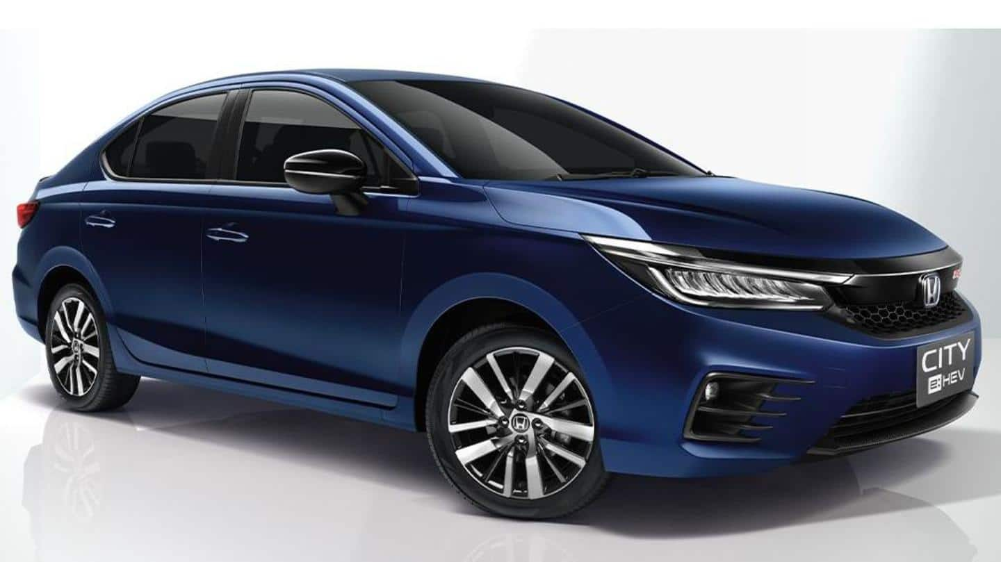 India-bound Honda City e:HEV hybrid sedan launched: Details here