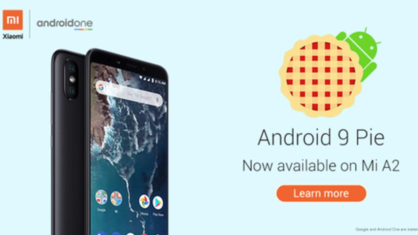 Xiaomi releases Android Pie update for Mi A2 in India