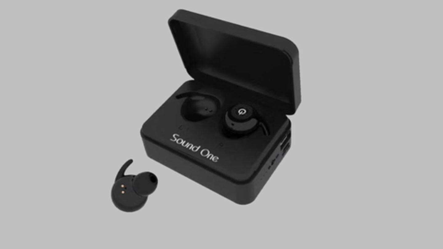 Sound One X6 truly wireless earbuds launched at Rs. 2,750