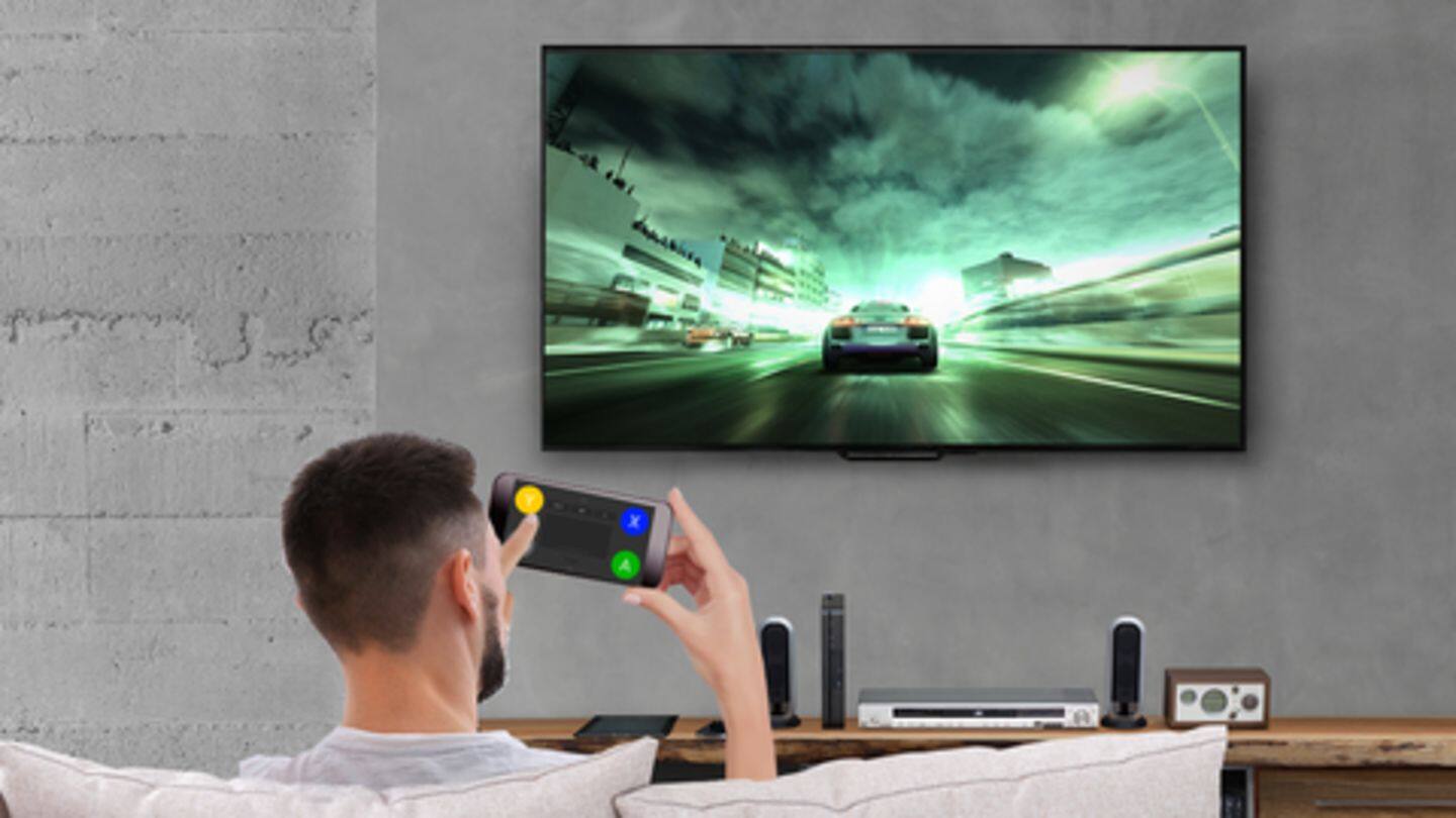 You also get features such as Chromecast, voice control, gaming You also get features such as Chromecast, voice control, gaming