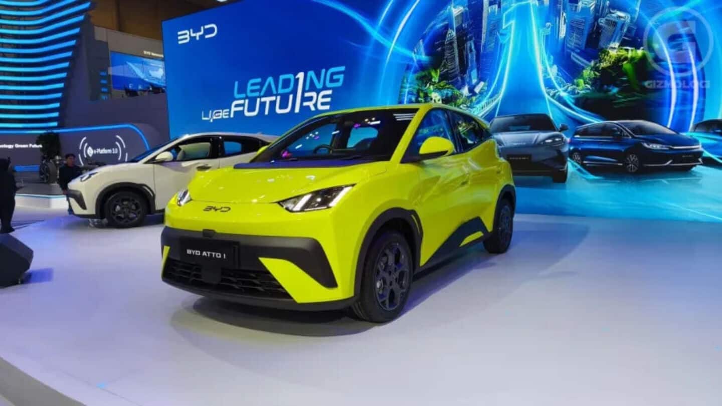 BYD's Atto 1 electric car costs just $12,000: Check features BYD's Atto 1 electric car costs just $12,000: Check features