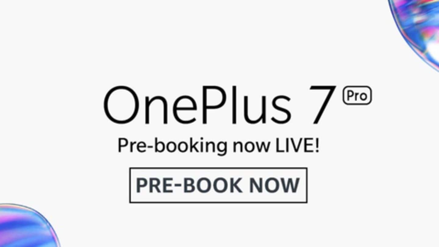 OnePlus 7 Pro pre-booking now live on Amazon: Details here