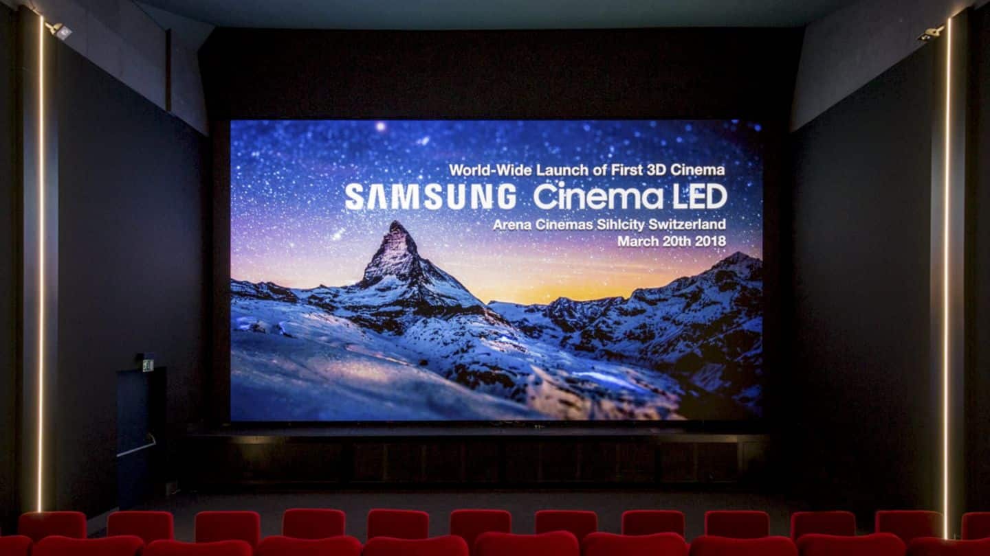 Samsung's 34-foot Onyx LED TV could revolutionize movie theaters