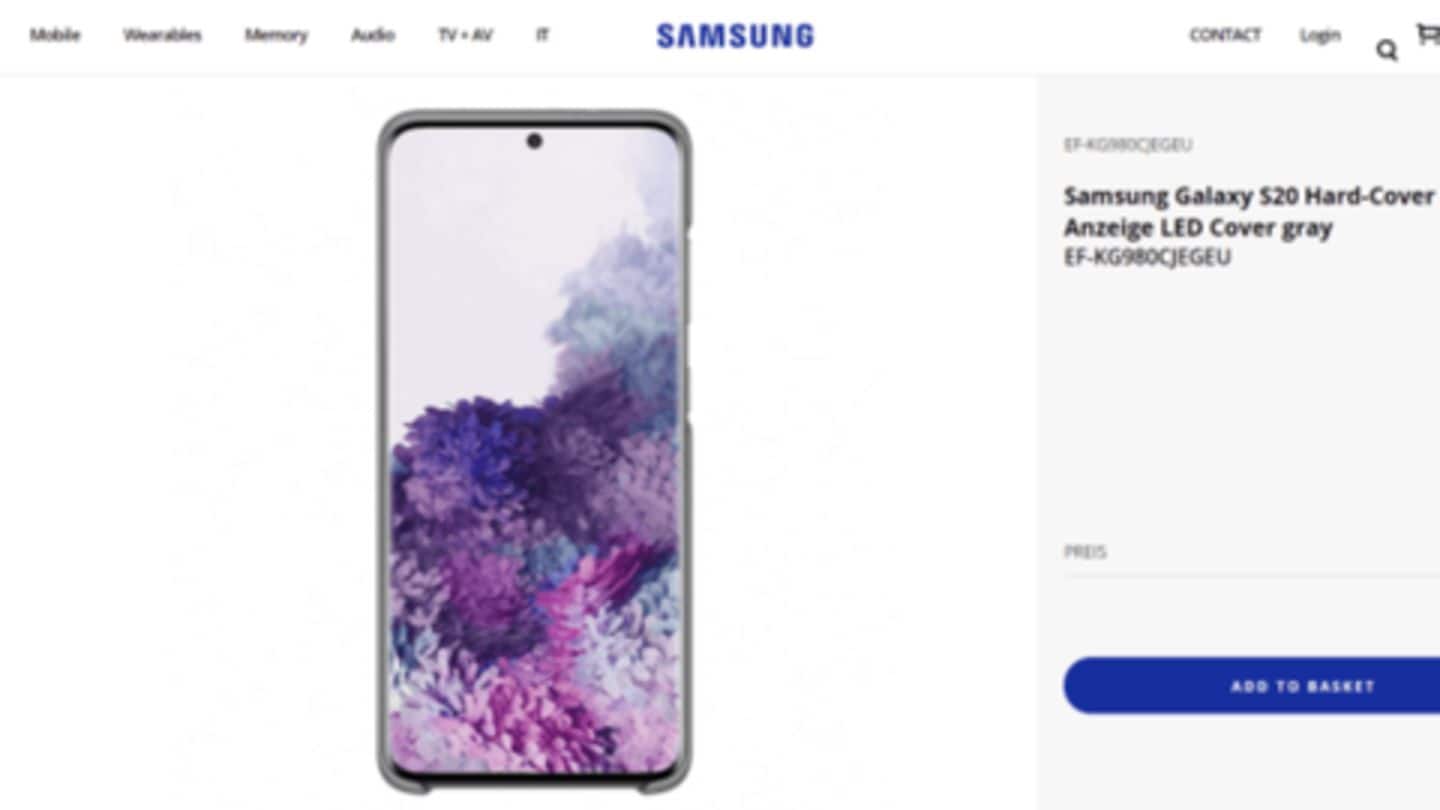 Samsung "accidentally" confirms Galaxy S20 in official images