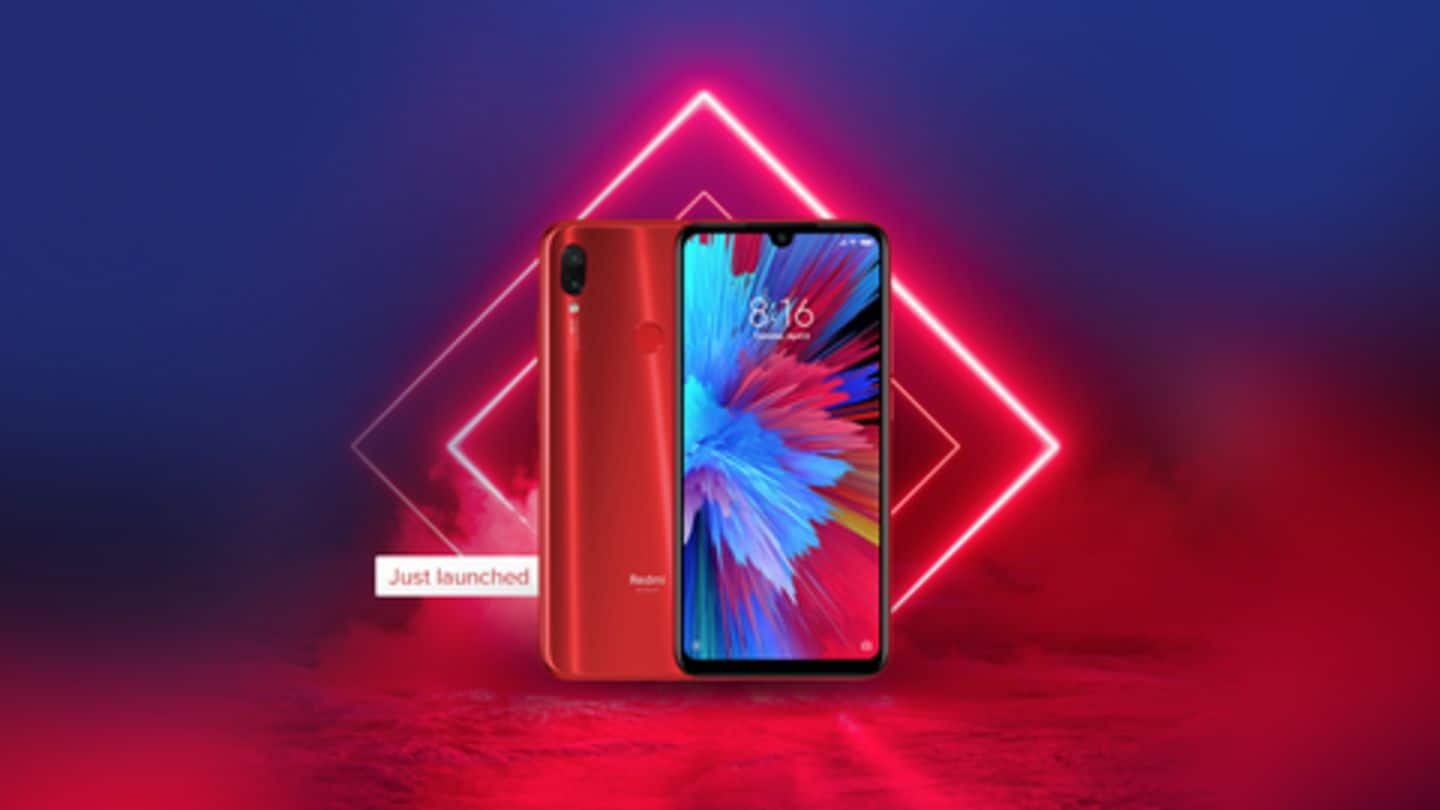 Redmi Note 7S with 48MP camera launched at Rs. 10,999