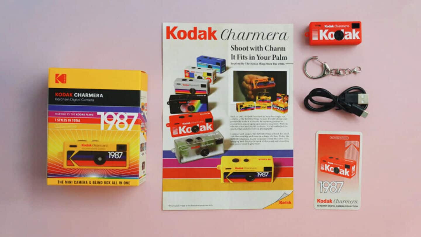 Kodak joins Labubu craze with its keyring-sized mini camera