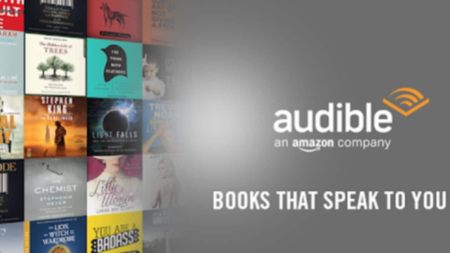 Amazon's Audiobooks Service, Audible Launched In India For Rs. 199 ...