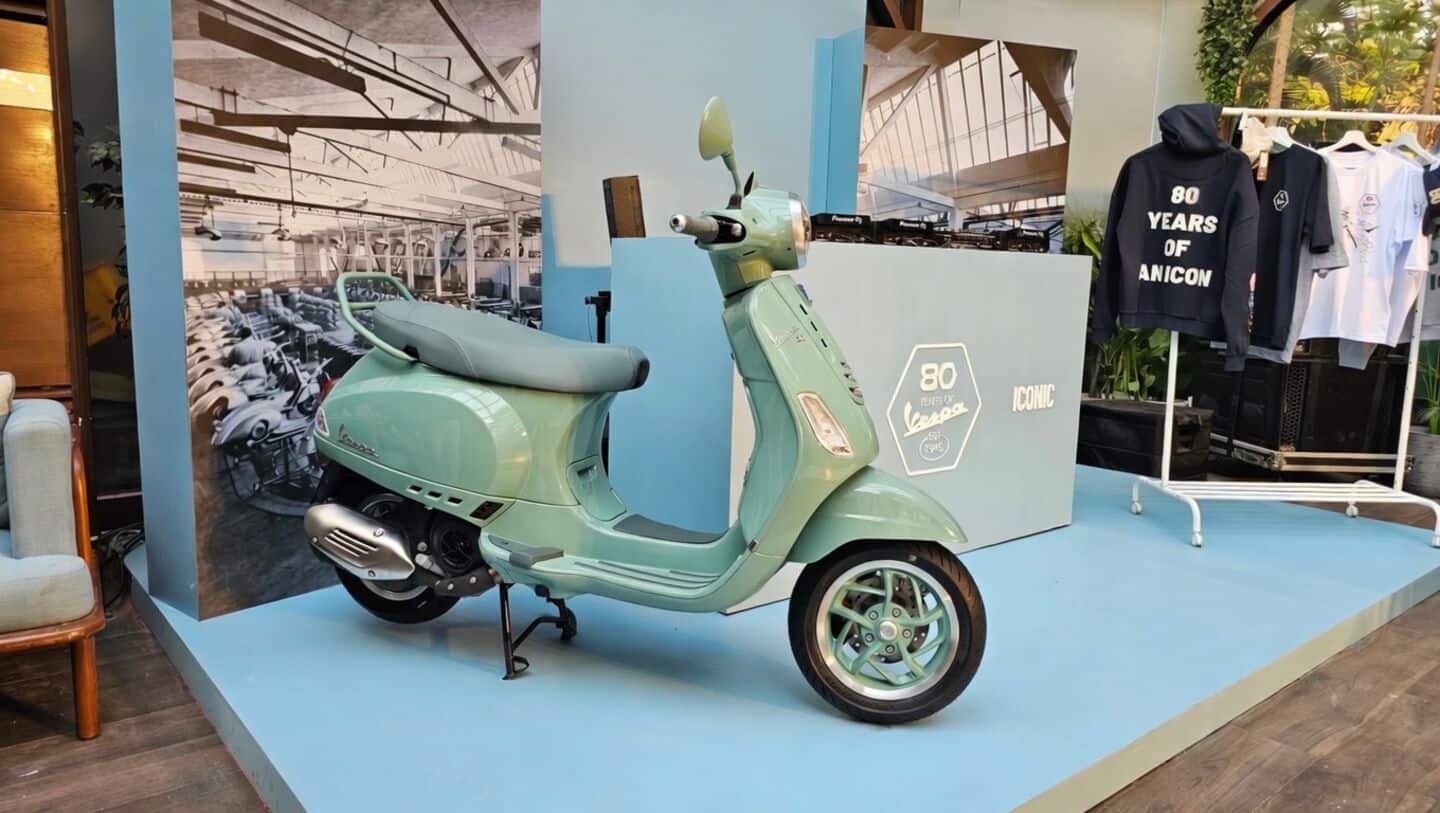 This special Vespa scooter is limited to just 100 units