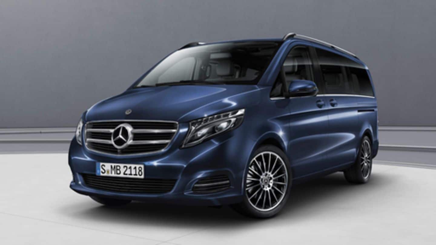 Mercedes-Benz V-Class MPV launched in India at Rs. 68.40 lakh