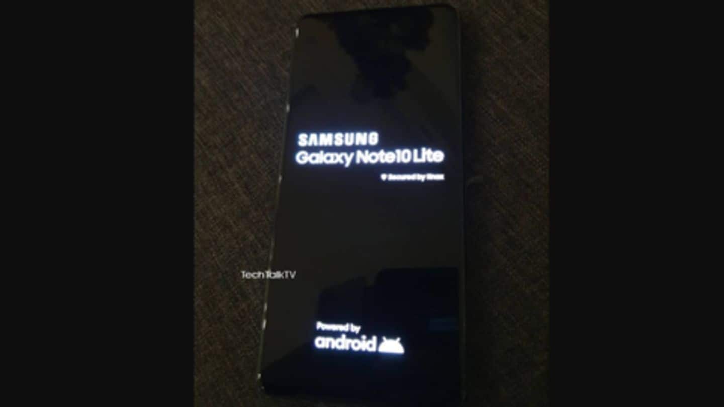 #LeakPeek: Samsung Galaxy Note 10 Lite's photos reveal key details