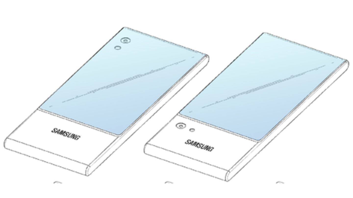 Samsung working on a smartphone with a wrap-around display
