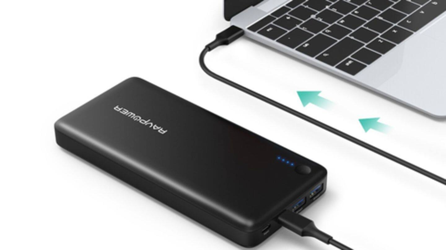 RAVPower 20100 USB Type-C Power Bank: Priced at Rs. 6,800 RAVPower 20100 USB Type-C Power Bank: Priced at Rs. 6,800