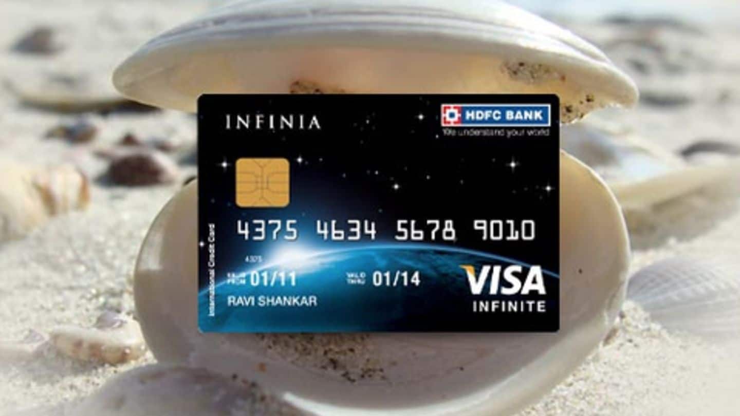 The offer is available with HDFC Bank Infinia credit card The offer is available with HDFC Bank Infinia credit card